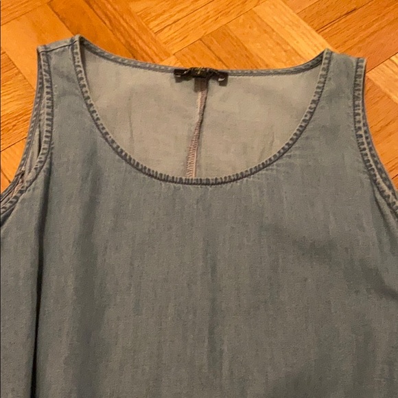 Mini denim dress - Picture 4 of 6